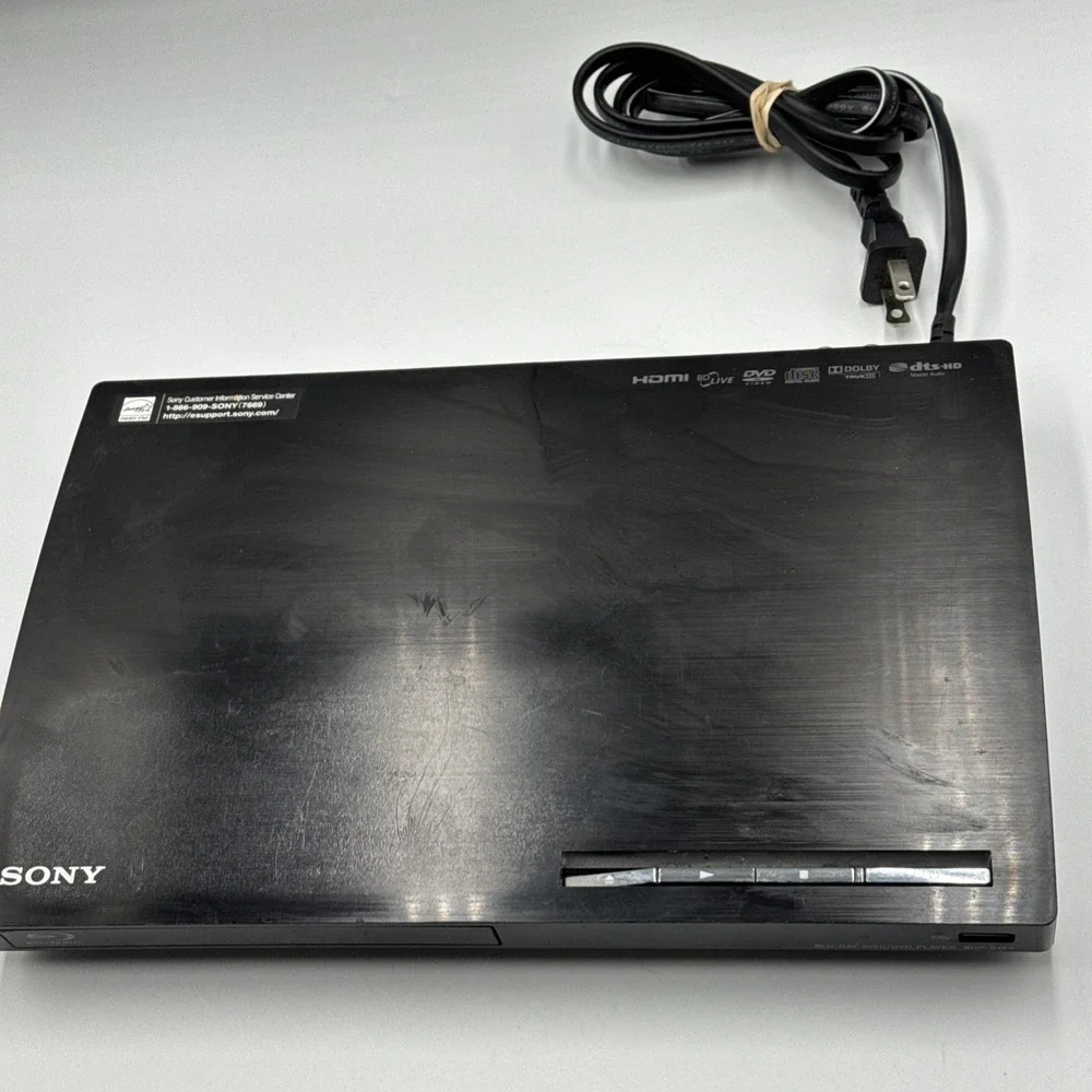 Sony BDP-S185 Blu-Ray DVD Player w/HDMI NO REMOTE Tested Working